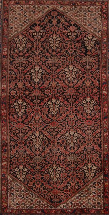 Malayer Red Hand Knotted 79 X 120 Area Rug 400-16740 Image 11