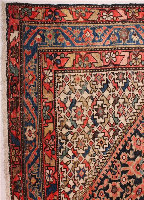 Malayer Red Hand Knotted 79 X 120 Area Rug 400-16740 Image 4