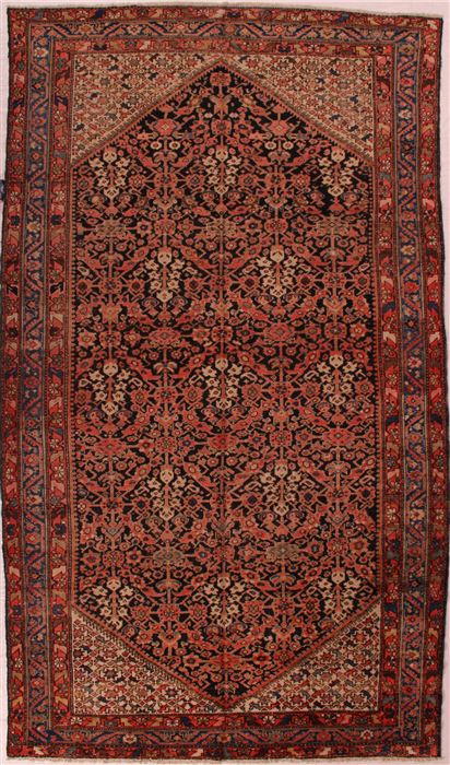 Malayer Red Hand Knotted 79 X 120 Area Rug 400-16740 Image 0