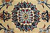 Kashan Yellow Hand Knotted 96 X 133 Area Rug 400-16741 Thumb 12