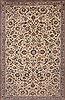 Kashan Yellow Hand Knotted 96 X 133  Area Rug 400-16741 Thumb 2