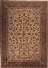Kashan Yellow Hand Knotted 96 X 133  Area Rug 400-16741 Thumb 0