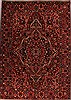 Bakhtiar Red Hand Knotted 96 X 134  Area Rug 400-16743 Thumb 0