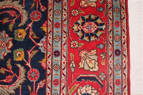 Khoy Blue Hand Knotted 73 X 1011 Area Rug 400-16744 Image 1