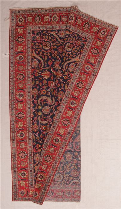 Khoy Blue Hand Knotted 73 X 1011 Area Rug 400-16744 Image 5