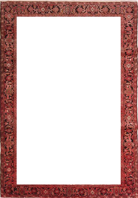 Heriz Red Hand Knotted 78 X 112 Area Rug 400-16746 Image 3