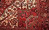 Heriz Red Hand Knotted 78 X 112  Area Rug 400-16746 Thumb 15