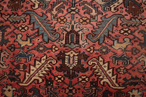 Heriz Purple Hand Knotted 711 X 1011 Area Rug 400-16747 Image 21