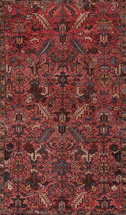 Heriz Purple Hand Knotted 711 X 1011 Area Rug 400-16747 Image 7