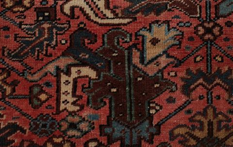 Heriz Purple Hand Knotted 711 X 1011 Area Rug 400-16747 Image 13