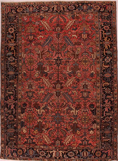 Heriz Purple Hand Knotted 711 X 1011 Area Rug 400-16747 Image 0
