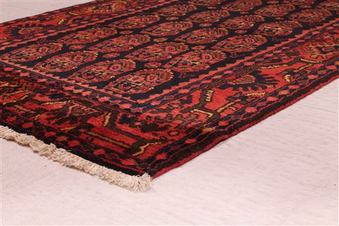 Mahal Blue Runner Hand Knotted 38 X 107 Area Rug 400-16755 Image 5