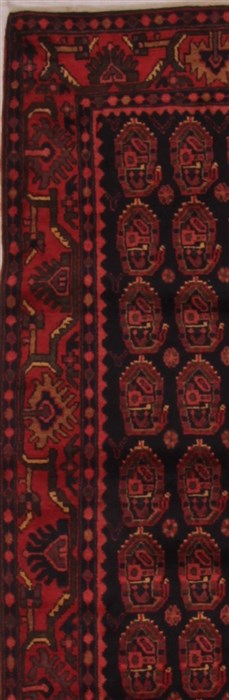 Mahal Blue Runner Hand Knotted 38 X 107 Area Rug 400-16755 Image 11