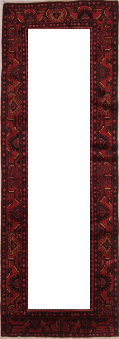 Mahal Blue Runner Hand Knotted 38 X 107 Area Rug 400-16755 Image 12