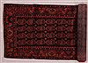 Mahal Blue Runner Hand Knotted 38 X 107 Area Rug 400-16755 Thumb 1