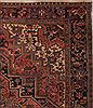 Heriz Purple Hand Knotted 74 X 93  Area Rug 400-16758 Thumb 5