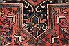 Heriz Purple Hand Knotted 74 X 93 Area Rug 400-16758 Thumb 8