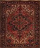 Heriz Purple Hand Knotted 74 X 93  Area Rug 400-16758 Thumb 0