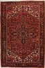 Heriz Red Hand Knotted 79 X 116  Area Rug 400-16759 Thumb 0