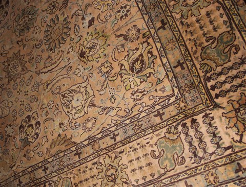 Tabriz Purple Hand Knotted 710 X 120 Area Rug 400-16762 Image 1