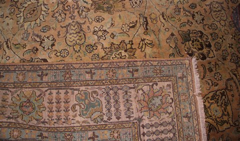 Tabriz Purple Hand Knotted 710 X 120 Area Rug 400-16762 Image 3