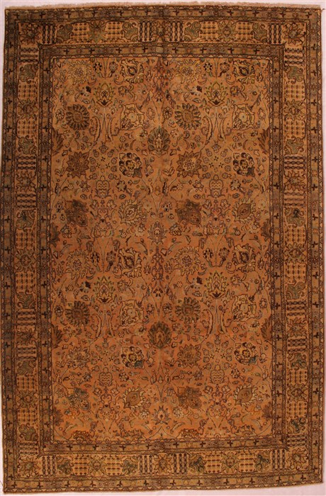 Tabriz Purple Hand Knotted 710 X 120 Area Rug 400-16762 Image 0