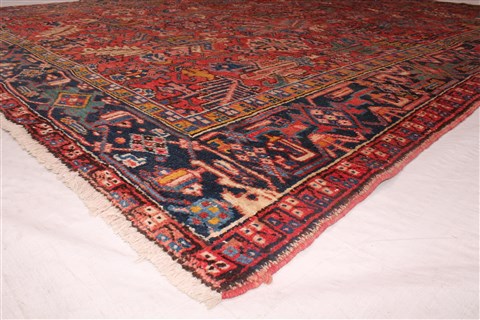 Heriz Red Hand Knotted 86 X 118 Area Rug 400-16764 Image 3