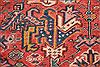 Heriz Red Hand Knotted 86 X 118  Area Rug 400-16764 Thumb 16
