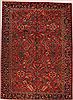 Heriz Red Hand Knotted 86 X 118 Area Rug 400-16764 Thumb 0