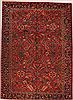 Heriz Red Hand Knotted 86 X 118  Area Rug 400-16764 Thumb 0