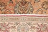 Tabriz Orange Hand Knotted 91 X 112  Area Rug 400-16765 Thumb 2