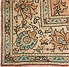 Tabriz Orange Hand Knotted 91 X 112  Area Rug 400-16765 Thumb 4