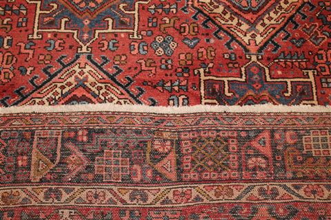 Gharajeh Red Hand Knotted 86 X 130 Area Rug 400-16766 Image 11