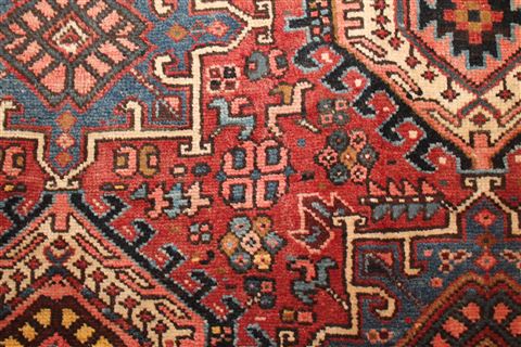 Gharajeh Red Hand Knotted 86 X 130 Area Rug 400-16766 Image 14