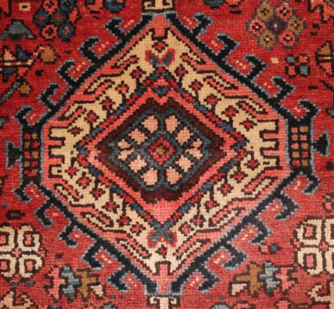 Gharajeh Red Hand Knotted 86 X 130 Area Rug 400-16766 Image 15