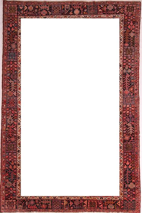 Gharajeh Red Hand Knotted 86 X 130 Area Rug 400-16766 Image 17