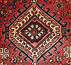 Gharajeh Red Hand Knotted 86 X 130 Area Rug 400-16766 Thumb 15