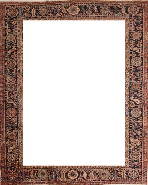 Heriz Purple Hand Knotted 810 X 112 Area Rug 400-16767 Image 13