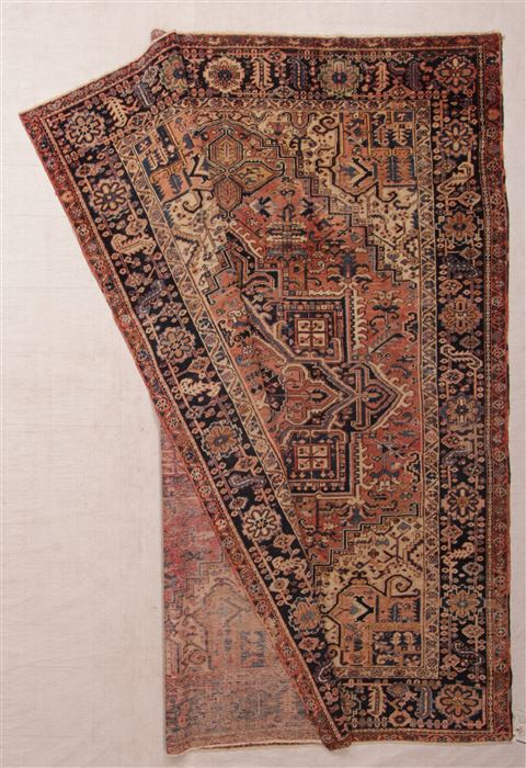 Heriz Purple Hand Knotted 810 X 112 Area Rug 400-16767 Image 3
