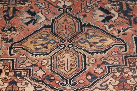 Heriz Purple Hand Knotted 810 X 112 Area Rug 400-16767 Image 7