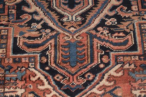 Heriz Purple Hand Knotted 810 X 112 Area Rug 400-16767 Image 8