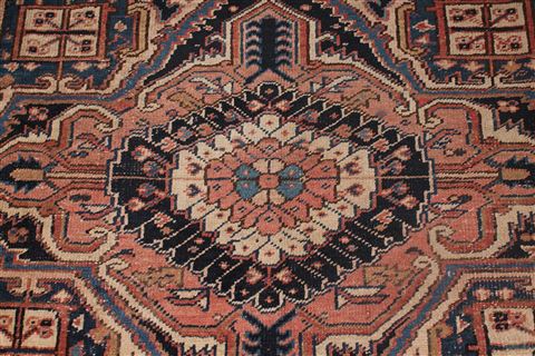 Heriz Purple Hand Knotted 810 X 112 Area Rug 400-16767 Image 9