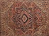 Heriz Purple Hand Knotted 810 X 112 Area Rug 400-16767 Thumb 2