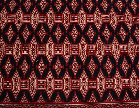 Turkman Red Hand Knotted 89 X 123 Area Rug 400-16768 Image 4