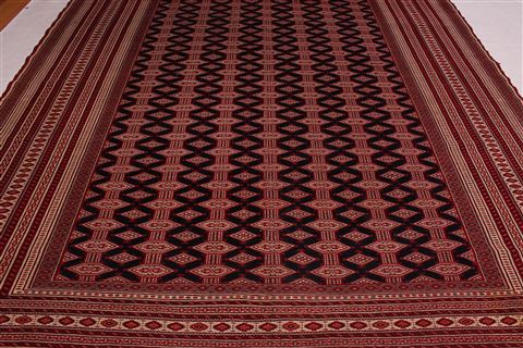 Turkman Red Hand Knotted 89 X 123 Area Rug 400-16768 Image 5