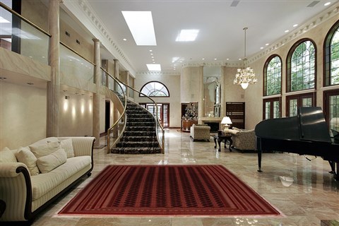 Turkman Red Hand Knotted 89 X 123 Area Rug 400-16768 Image 3