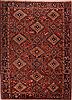 Gharajeh Red Hand Knotted 91 X 127 Area Rug 400-16769 Thumb 0
