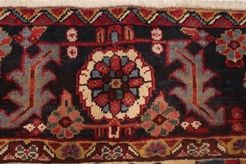 Heriz Brown Hand Knotted 95 X 114 Area Rug 400-16771 Image 12