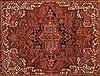 Heriz Brown Hand Knotted 95 X 114  Area Rug 400-16771 Thumb 4