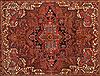 Heriz Brown Hand Knotted 95 X 114 Area Rug 400-16771 Thumb 4